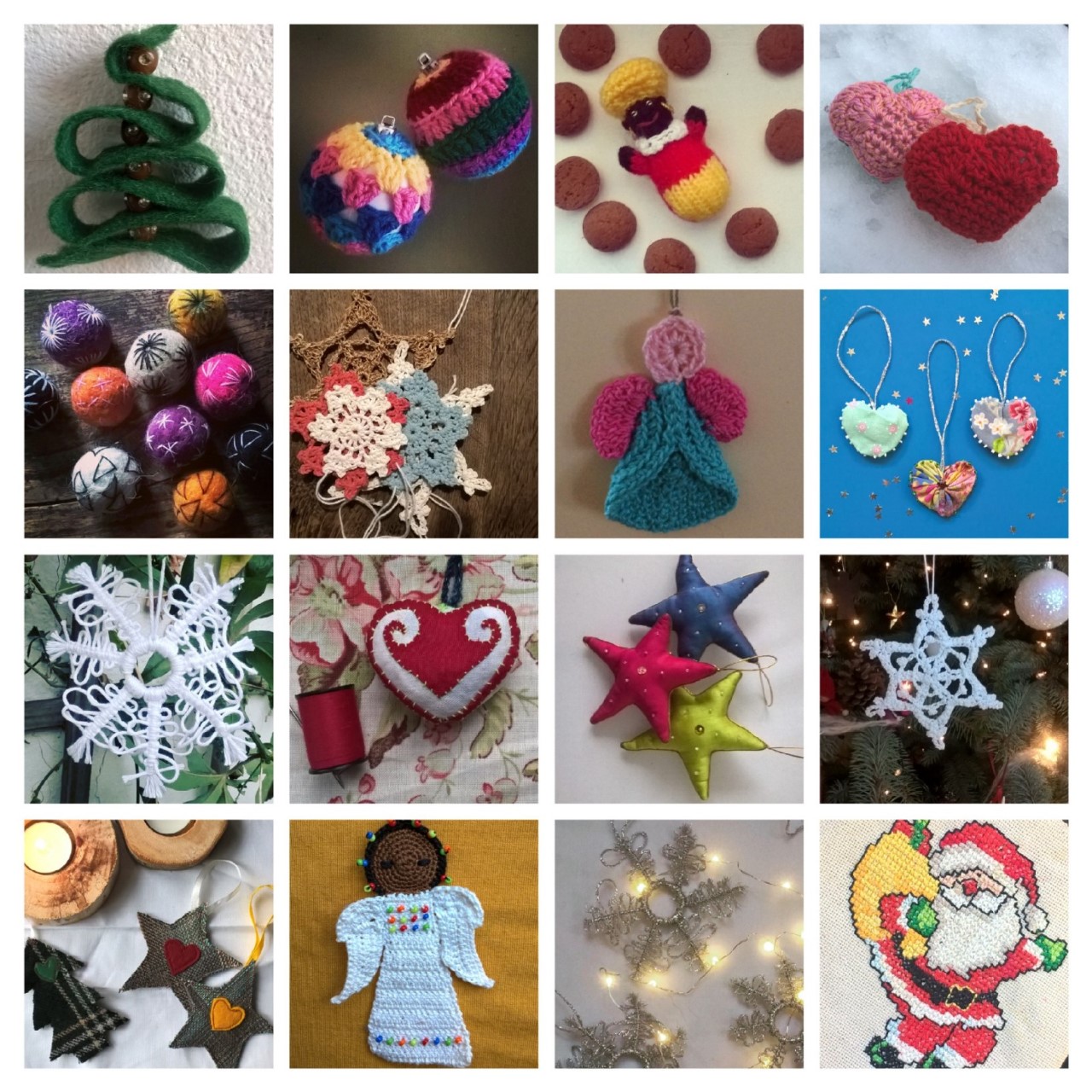 handgemaakte kerstdecoraties