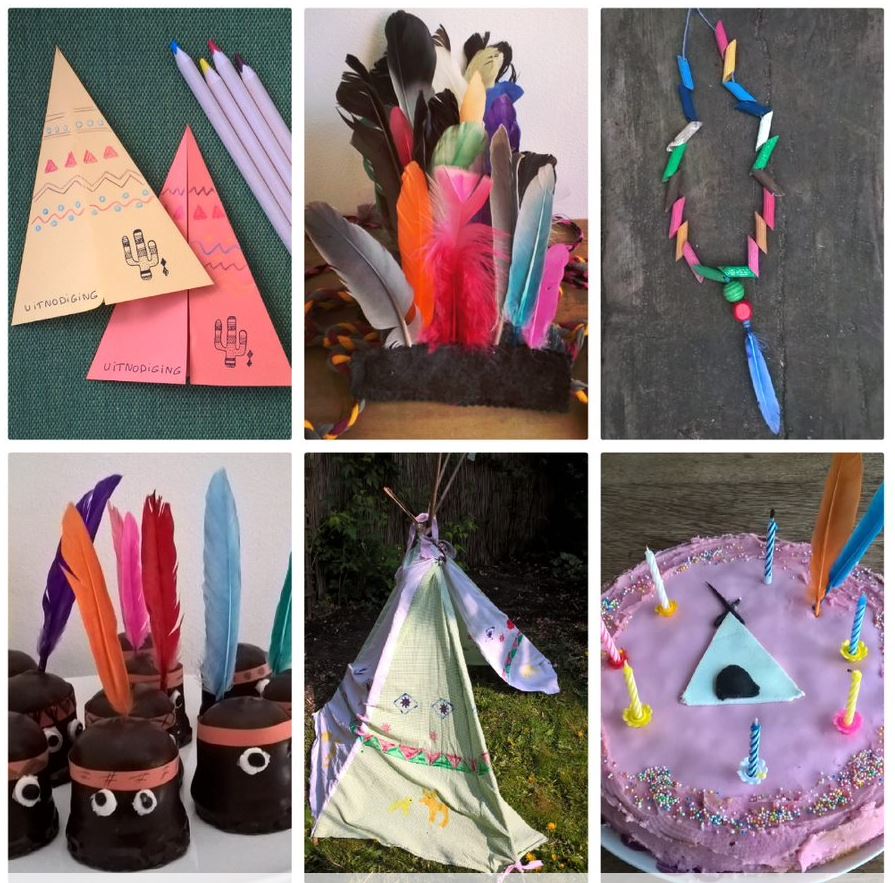 Indianen kinderfeestje