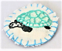 schildpad broche