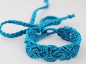 blauwe armband