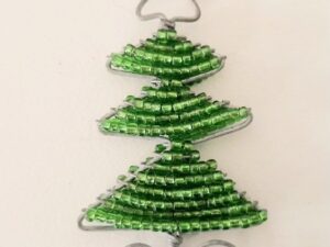 kerstboompje van kraaltjes