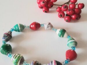 kralenarmband van papier