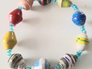 kralenarmband van papier
