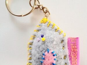 sleutelhanger van vilt