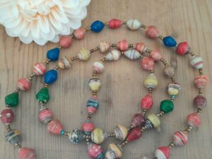 oud roze ketting
