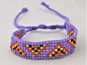 geweven kraaltjes armband