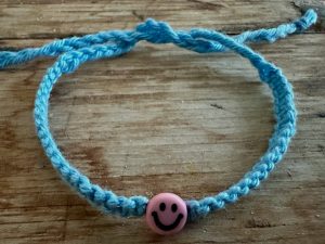 smiley armbandje