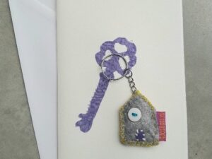 handgemaakte postkaart