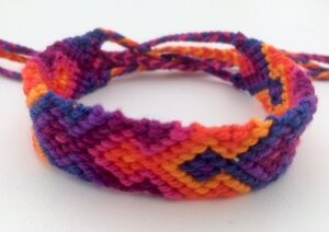 brede geknoopte armband