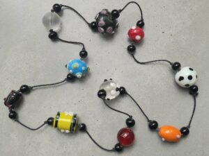 glaskralen ketting