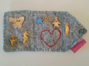 klein cadeautje voor geluk te wensen